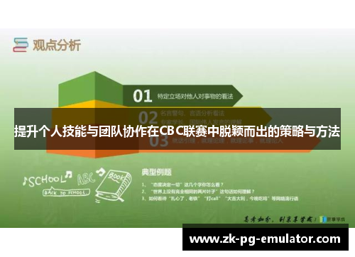 提升个人技能与团队协作在CBC联赛中脱颖而出的策略与方法